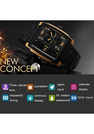 Fastbuy Skmeı 1274 Erkek Spor Saati - Mavi, Çok Renkli, Many Fonksiyonlar Çok Renkli