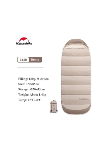 Naturehike B180 Uyku Tulumu -8 C Derece yeşil