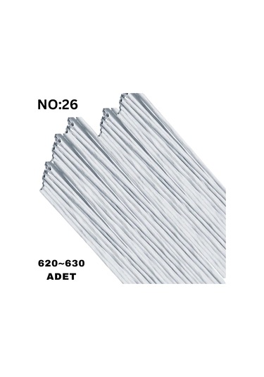 Beyaz Yapay Çiçek Teli, No:26 0.8 Mm - Çiçek Aranjman Yapım Tel