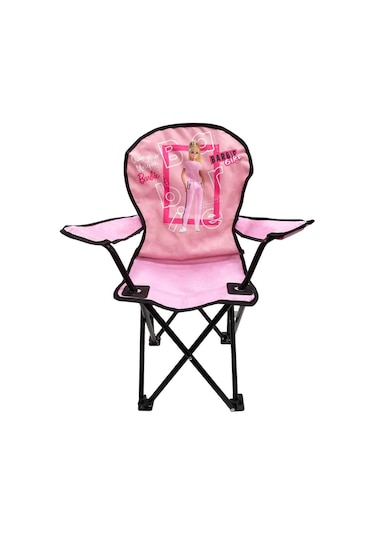 Barbie Katlanabilir Çocuk Kamp Sandalyesi - Açık Pembe Pembe