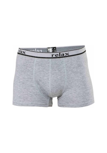 Mbb E-ticaret Relax Pamuklu Esnek Erkek Boxer Gri - 1268a