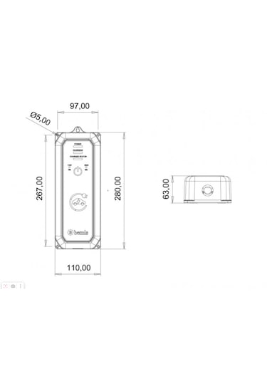 Bemis 11 - 22 Kw Pro Mobil Araç Şarj Aleti 5 M Bev-2331-0001