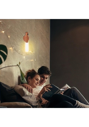 Willowhaven Hareket Sensörlü Usb Şarjlı Kablosuz Led Gece Lambası, Antik Metal Kaplama Diğer