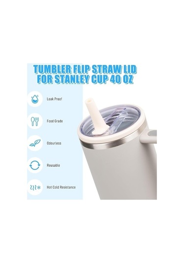 Stanley 40oz Adventure Quencher Şeffaf Hasır Kapak Yedek Parçaları İçin, Özellikler: 4 Adet / Takım Gül Kırmızı Zd Kırmızı Kırmızı