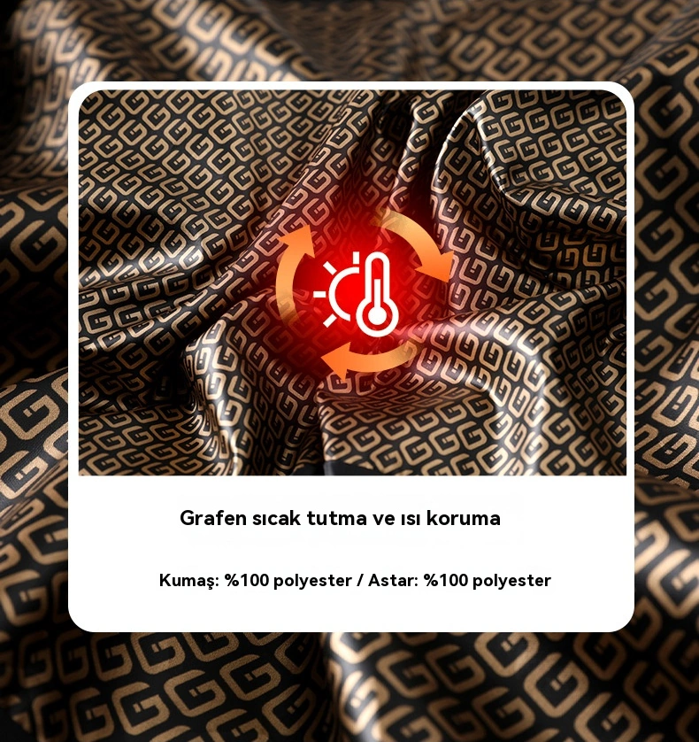 Erkekler İçin Kışlık Sıcak Kalın Rüzgar Geçirmez Şişme Ceket Dik Yaka Pamuklu Ceket Haki