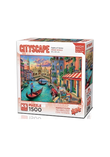 Ks Games Puzzle 1500 Parça Sights Of Venice Yetişkin 22029