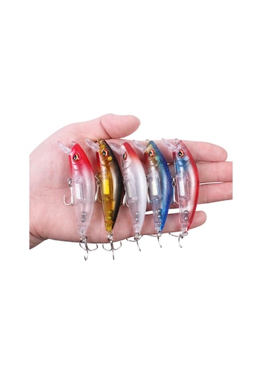 Homyl Balıkçılık Lures Yüzey Mücadelesi Kırmızı-sırt