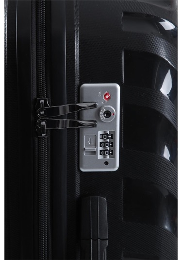 Ççs 5263 Polipropilen Battal Boy Valiz Siyah