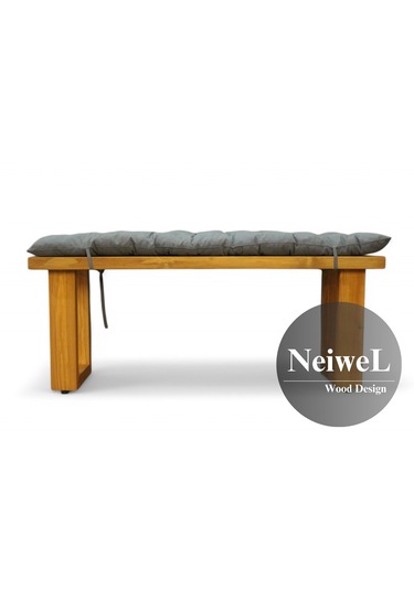 Neiwel Garden Sui Doğal Ahşap Bank Ahşap