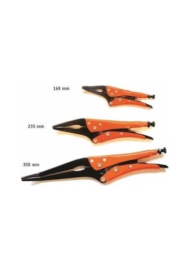 Grip-on 127b-10 Uzun Çeneli 35 Ayarlı Pense 235 Mm