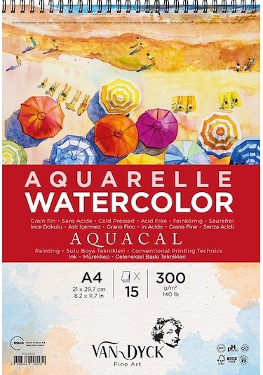 Van Dyck Aquacal Cldpres A4+üst Sprl S.by Blk 15yp İnce Dkl