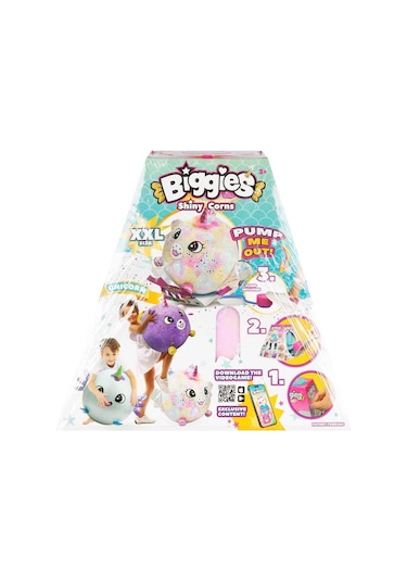 Şişme Peluş Unicorn Xxl Shiny Corns S2 Renkli