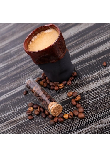 Perlotus 90 Ml Seramik Kulpsuz El Yapımı Yamuk Espresso Fincanı -1 Adet