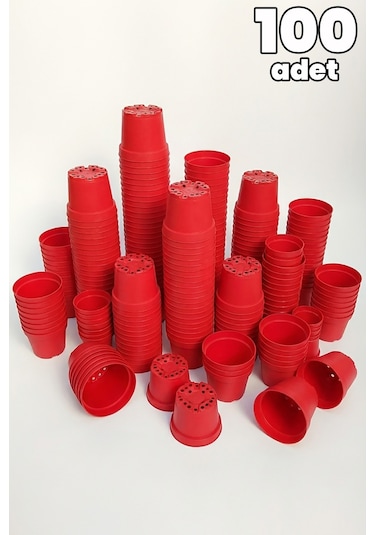 Üretim Saksısı 12 Cm Çap 100 Adet Bol Delikli