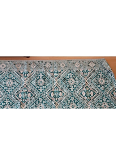Algelsineve 6 m2 Eşme Desen, Serme, Çok Amaçlı Halı Örtüsü, Pike, Mavi