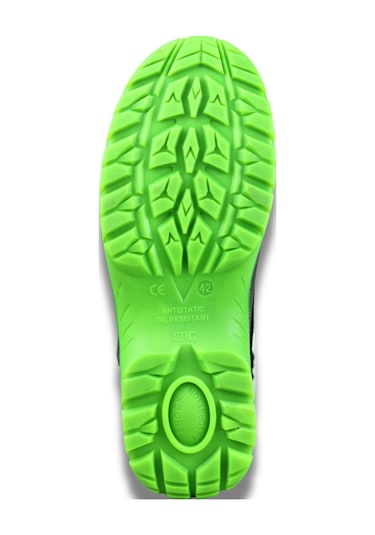 Rigel Premium S2 Kışlık Mikrofiber Kompozit İş Ayakkabısı-12538 Siyah -Yeşil