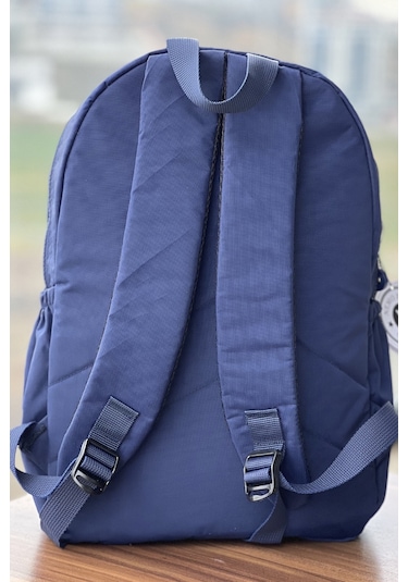 Nemo Group Sırt Çantası Lacivert Krinkıl Kumaş Suya Dayanıklı Lacivert