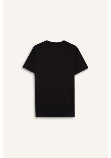 Defacto Slim Fit Dar Kesim Bisiklet Yaka Üst D3515ax25wnbk81 Siyah