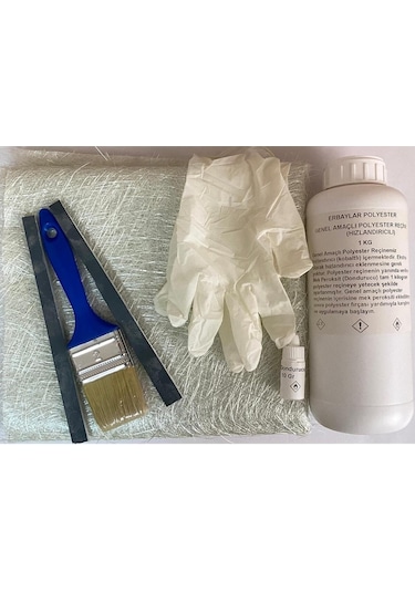 Fiber Polyester Reçine Tamir Seti Ve Tamir Kiti 2 Kg
