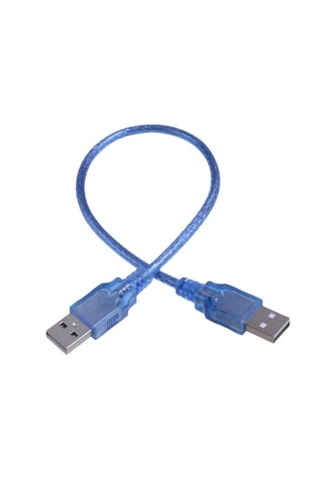 30cm - Usb 2.0 Erkek Erkek Kablo - Iki Ucu Usb Kısa Kablo