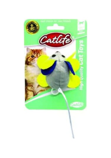 Catlife Kediler için Titreşimli Uzun Kulaklı Fare Oyuncak