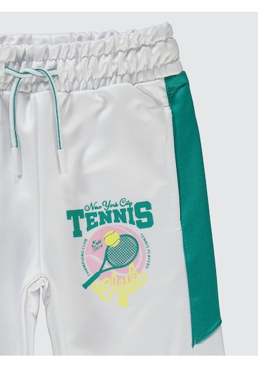 Civil Girls Kız Çocuk Eşofman Altı 2-5 Yaş Beyaz Beyaz