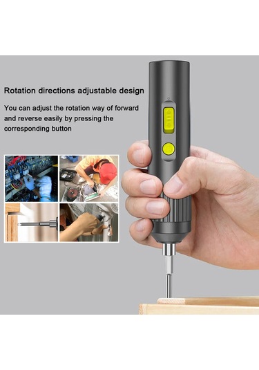 Ximistore9 Şarj Edilebilir Mini Elektrikli Tornavida Seti - 1800mah Pil, Usb Şarj, 230r/dk Hız 109 Karakter