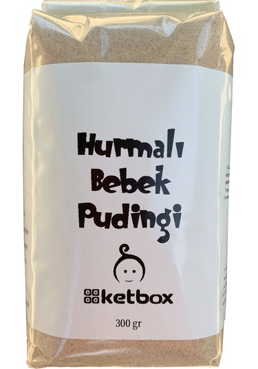 Ketbox Doğal Katkısız Hurmalı Bebek Pudingi Muhallebi Karışımı 300 G