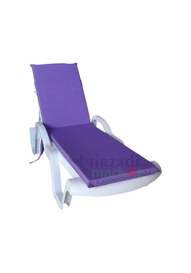 Mirzademarket Şezlong Minderi Standart Su Geçirmez Malzeme-Mor