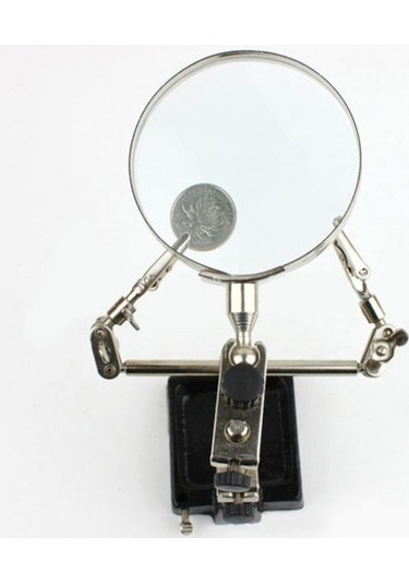 Dancemonkey 5x Üçüncü El Havya Standı, Yardımcı Kelepçe, Mengene Klipsi, Büyüteç Aracı