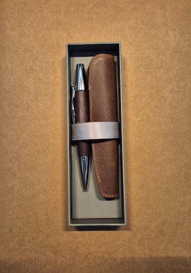 Faber Castell E-motion 1.4mm Parlak Krom/ahşap Kahverengi