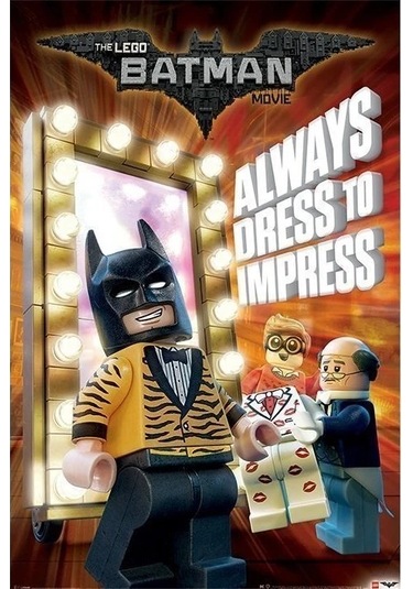 Maxi Poster Lego Batman Always Dress To Impress