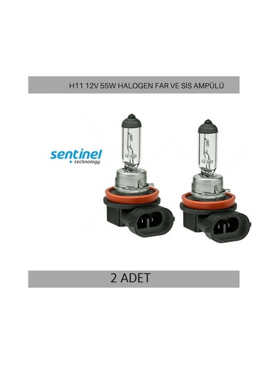2 Adet H11 Ampul Standart Işık Halojen Ampul 12v 55w