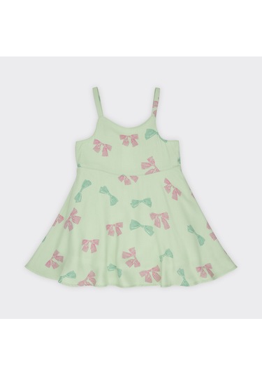 Kız Çocuk Desenli İki Parçalı Elbise 2411gb26041-4339 001