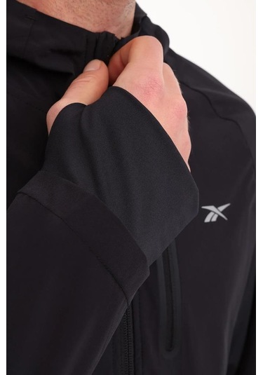 Reebok Erlıng Runnıng Jacket 102050498 Erkek Rüzgarlık Siyah S-xxl Siyah
