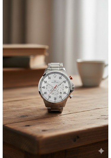 For Motion Erkek Kol Saati Gümüş Renk, Gümüş Kadran - Fm.01218, 2 Yıl Garantili Gümüş For Motion Erkek Kol Saati Gümüş Renk, Gümüş Kadran - Fm.01218, 2 Yıl Garantili Gümüş