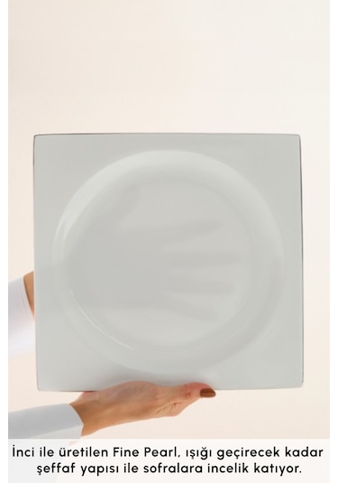 Karaca Red Carpet Collection Fine Pearl Extra Nish 58 Parça 12 Kişilik Yemek Takımı Platin