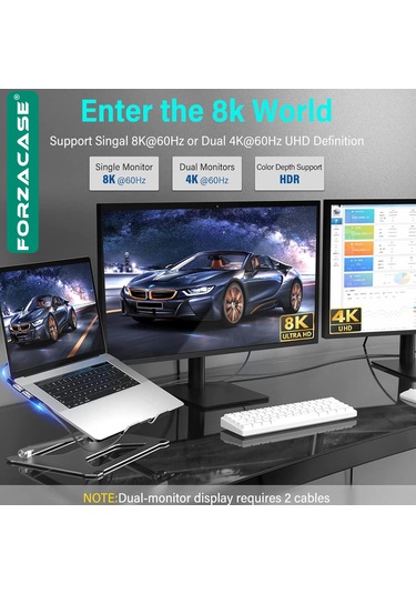 240w Pd Typec Led Ekranlı 8k60hz 40gbps Data Ve Şarj Kablo-fc896