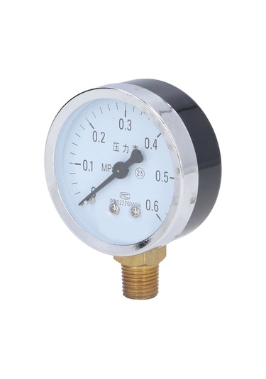 Dofolink Demir Kasa 1/4 Npt Basınç Ölçer - Su, Hidrolik, Yağ Basıncı İçin - 0-1 Mpa Aralığı - Şeffaf Gösterge - Ev, Sanayi Kullanıma Uygun