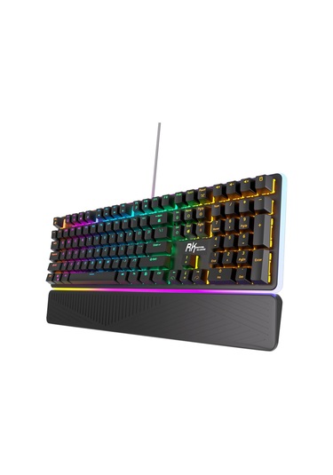 Royal Kludge Rk918 Red Switch Siyah Pbt Rgb Kablolu Us Gaming Mekanik Klavye