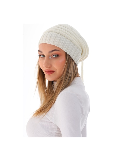 Kadın Ipli Ekru Bere Ekru