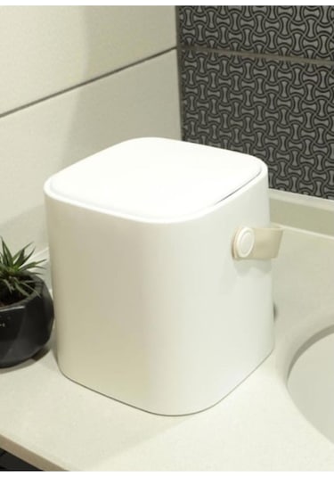 Sihirli Çöp Kovası 4 Lt Beyaz