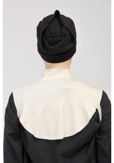 Düz Balıkçı Yakalı Kurtarıcı Boyunluk Krem