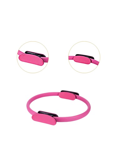 Suntek Pilates Hoop Circle Elastiklik Gül-kırmızısı Gül Kırmızısı