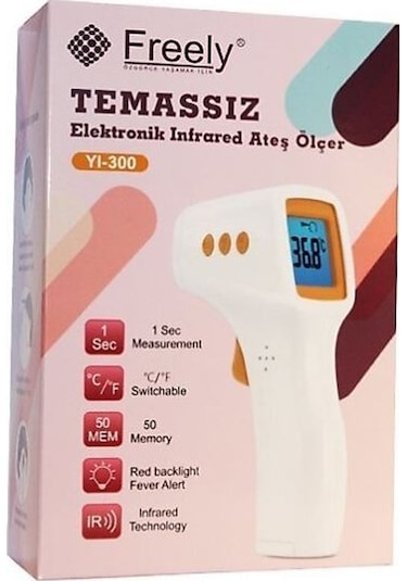 Freely YI-300 Dijital Temassız Ateş Ölçer