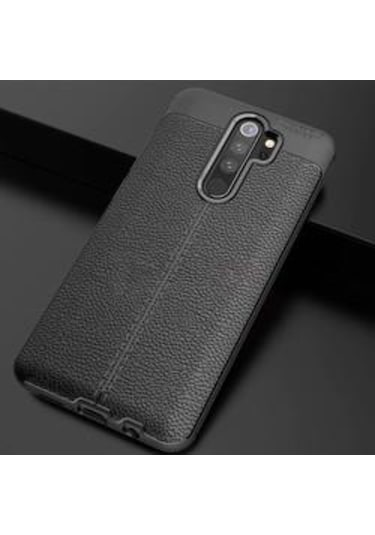 Xiaomi Redmi Note 8 Pro Kılıf Zore Niss Deri Desenli Silikon