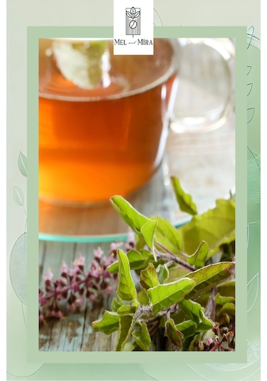 Premium Loose Leaf Tulsi 100 Gr, Hint Fesleğeni Bitki Çayı