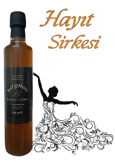 Bergulem Doğal Kadınca Hayıt Sirkesi 500 ML