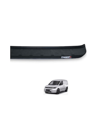 Volkswagen Caddy 2021+ Uyumlu Yedek Parça Arka Tampon Eşiği Mat