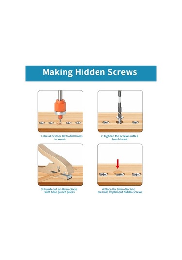 Pazly Ahşap İşleme Seti: Forstner Matkap, Delik Zımba & Kenar Bant Pensi, Ahşap Kesim Aleti